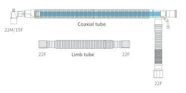Anesthesia Circuit with Coaxial tube